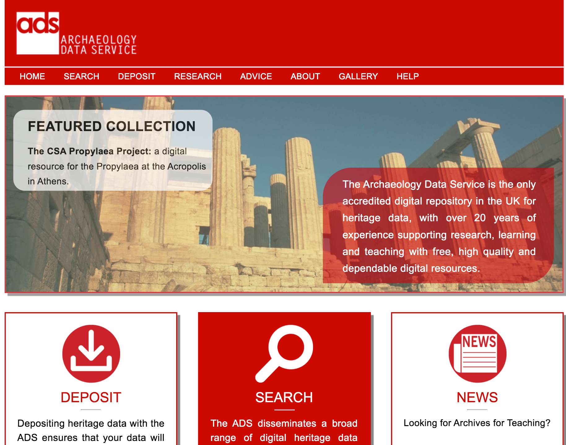 Archaeology Data Service