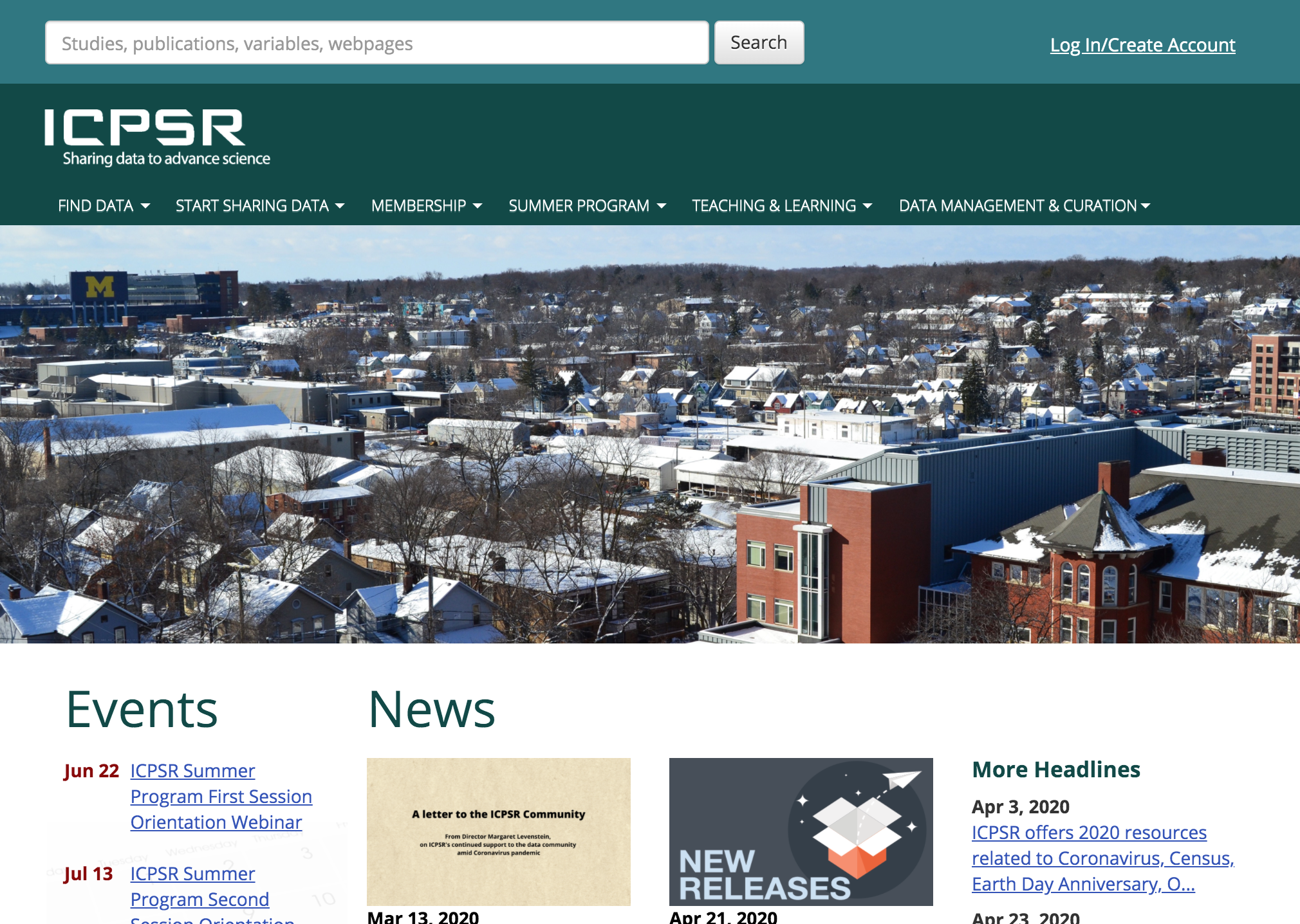 ICPSR: Inter-university Consortium for Political and Social Research